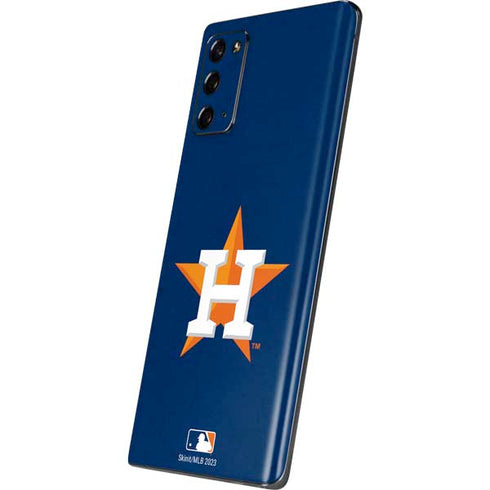 MLB Houston Astros Distressed Galaxy Note20 5G Skin